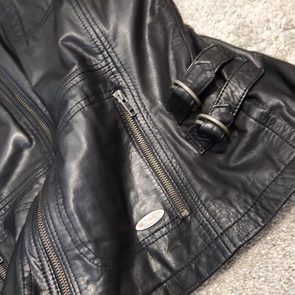 Harley Davidson Leather Riding Jacket - Picture 10 of 10